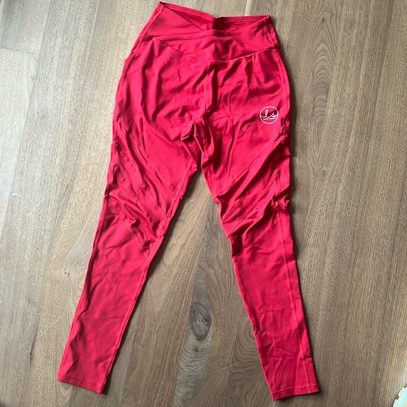 Red Ryderwear scrunch bum Lauren Simpson Leggings discontinued! ♥️💫 size small - Picture 1 of 6